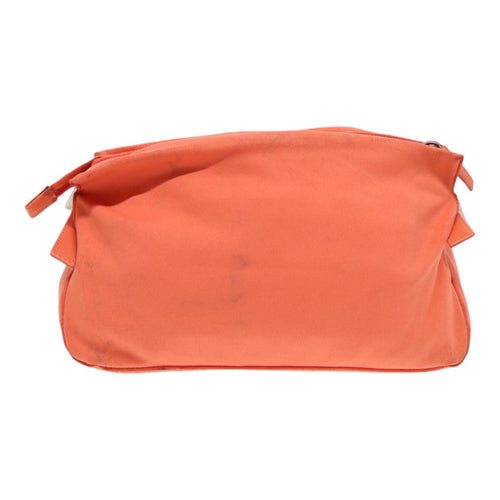 Fendi Mamma Baguette Orange Canvas Shoulder Bag (Pre-Owned)