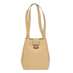 Salvatore Ferragamo Beige Leather Shoulder Bag (Pre-Owned)