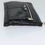 Balenciaga Clip L Black Leather Clutch Bag (Pre-Owned)