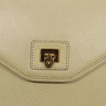 Valentino Garavani Beige Leather Shoulder Bag (Pre-Owned)