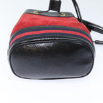 Gucci Ophidia Red Suede Shoulder Bag (Pre-Owned)