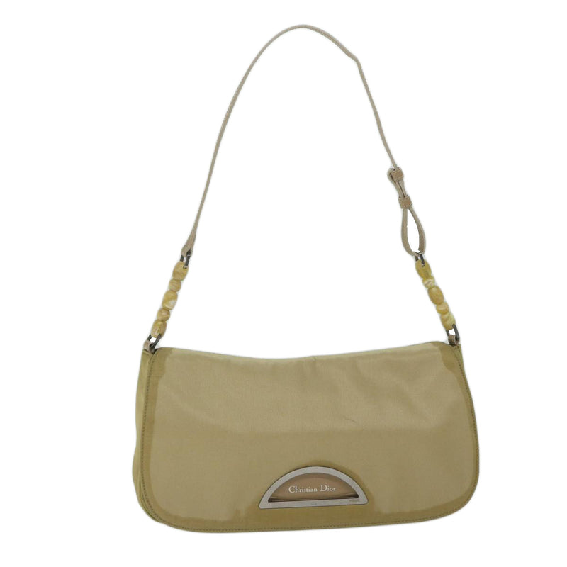 Dior Maris Pearl Khaki Synthetic Shoulder Bag (Pre-Owned)