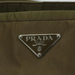 Prada Tessuto Khaki Synthetic Tote Bag (Pre-Owned)