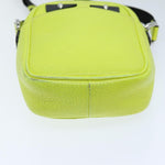 Fendi Monster Yellow Leather Shoulder Bag (Pre-Owned)