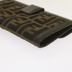 Fendi Zucca Brown Canvas Wallet  (Pre-Owned)