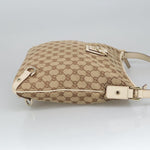 Gucci Beige Canvas Shoulder Bag (Pre-Owned)