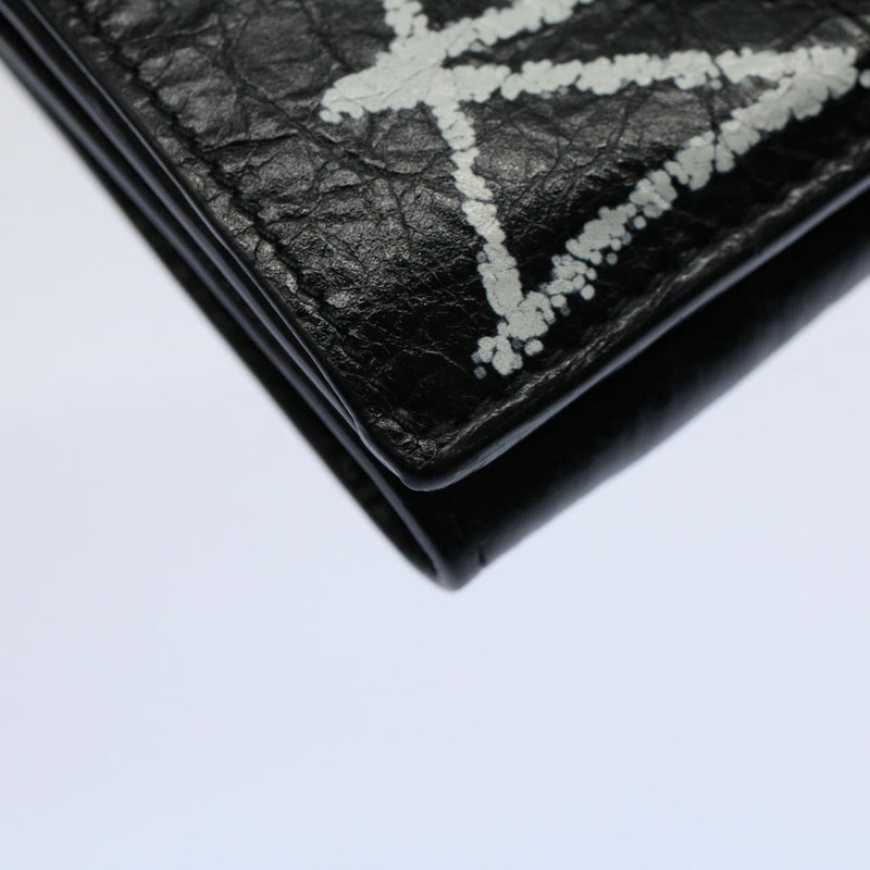 Balenciaga Black Leather Wallet  (Pre-Owned)