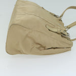 Prada Tessuto Beige Synthetic Tote Bag (Pre-Owned)