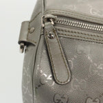 Gucci Silver Leather Travel Bag (Pre-Owned)