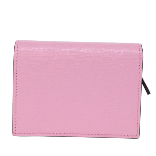 Gucci Pink Leather Wallet  (Pre-Owned)