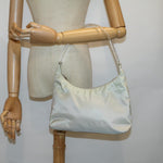 Prada White Synthetic Shoulder Bag (Pre-Owned)