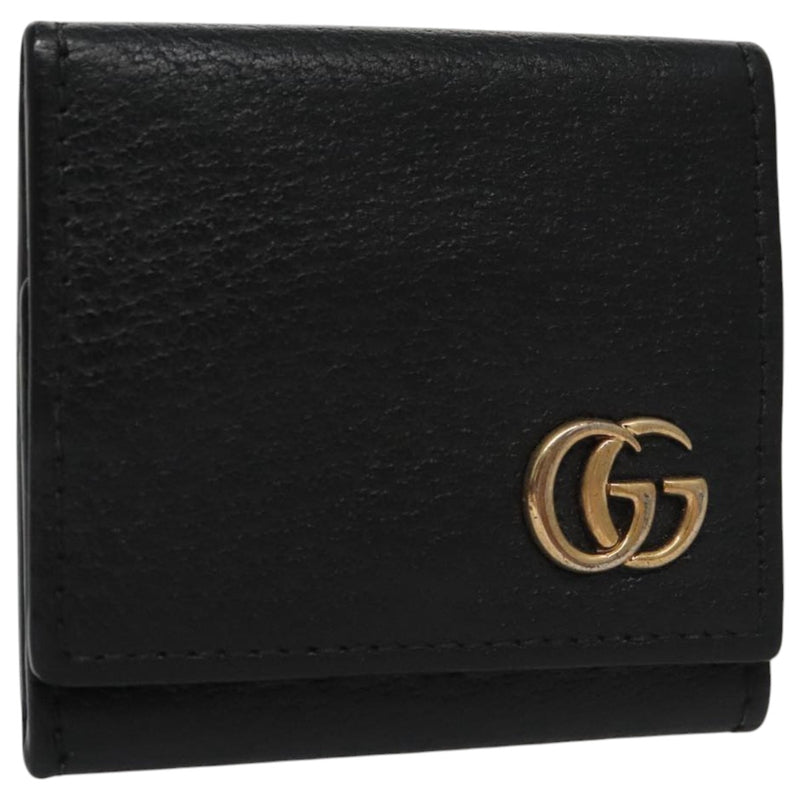 Gucci Marmont Black Leather Wallet  (Pre-Owned)