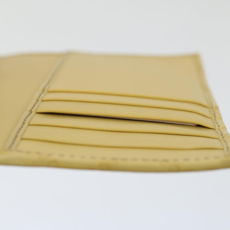 Gucci Couverture Agenda Yellow Leather Wallet  (Pre-Owned)