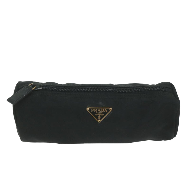 Prada Black Synthetic Clutch Bag (Pre-Owned)