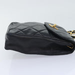 Chanel Bicolore Black Leather Shoulder Bag (Pre-Owned)