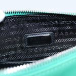 Prada -- Green Leather Clutch Bag (Pre-Owned)