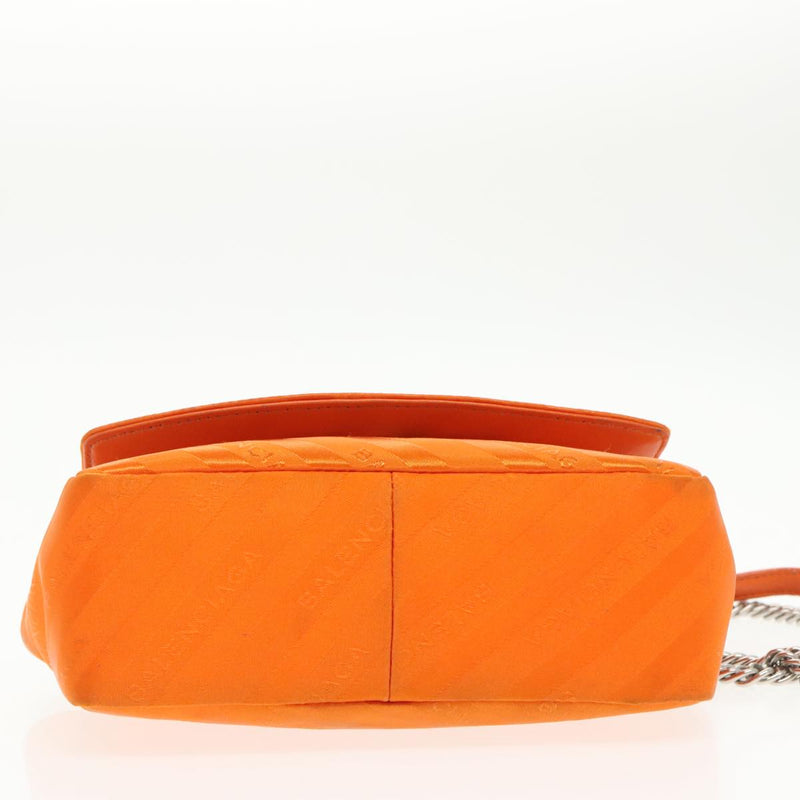 Balenciaga Bb  Chaine Orange Synthetic Shoulder Bag (Pre-Owned)