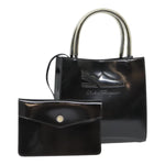 Salvatore Ferragamo Black Leather Handbag (Pre-Owned)