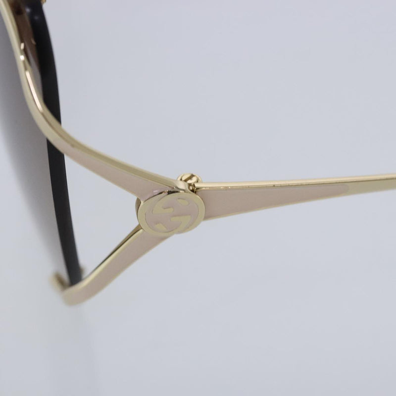 Gucci Sunglasses Brown Metal Glasses  (Pre-Owned)