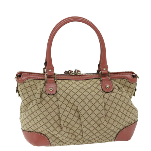 Gucci Sukey Beige Canvas Handbag (Pre-Owned)