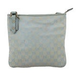 Gucci Blue Canvas Shoulder Bag (Pre-Owned)