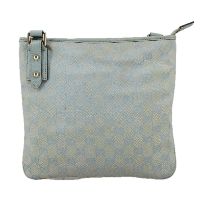 Gucci Blue Canvas Shoulder Bag (Pre-Owned)