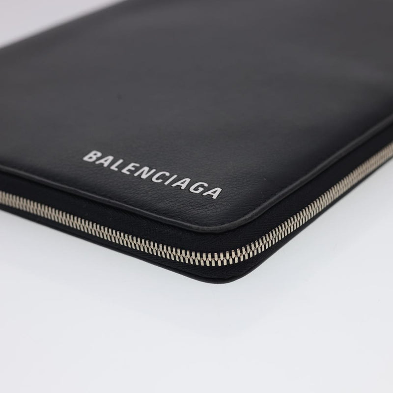 Balenciaga - Black Leather Wallet  (Pre-Owned)