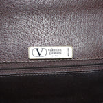 Valentino Garavani Brown Leather Shoulder Bag (Pre-Owned)