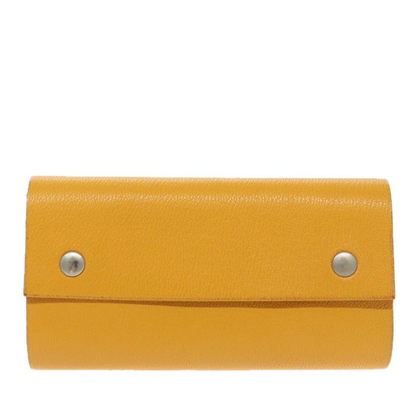 Hermès Yellow Leather Wallet  (Pre-Owned)