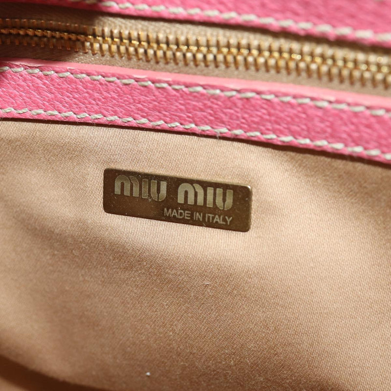 Miu Miu Beige Wood Handbag (Pre-Owned)