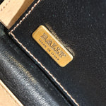 Bally Black Leather Briefcase Bag (Pre-Owned)