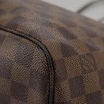 Louis Vuitton Neverfull Mm Brown Canvas Tote Bag (Pre-Owned)