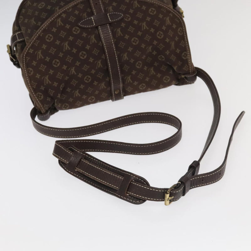 Louis Vuitton Saumur Brown Canvas Shoulder Bag (Pre-Owned)