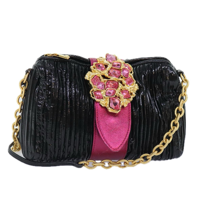 Miu Miu Black Leather Shoulder Bag (Pre-Owned)