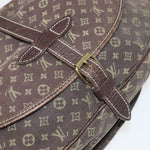 Louis Vuitton Saumur Brown Canvas Shoulder Bag (Pre-Owned)