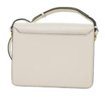 Jimmy Choo Madeline White Leather Shoulder Bag (Pre-Owned)