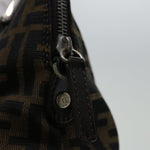 Fendi Zucca Brown Canvas Handbag (Pre-Owned)