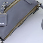 Prada -- Purple Leather Shoulder Bag (Pre-Owned)