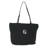 Fendi Black Canvas Tote Bag (Pre-Owned)