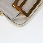 Fendi White Leather Shoulder Bag (Pre-Owned)