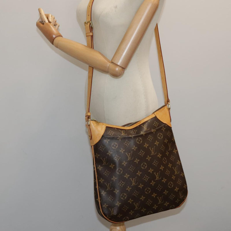 Louis Vuitton Odeon Brown Canvas Shoulder Bag (Pre-Owned)