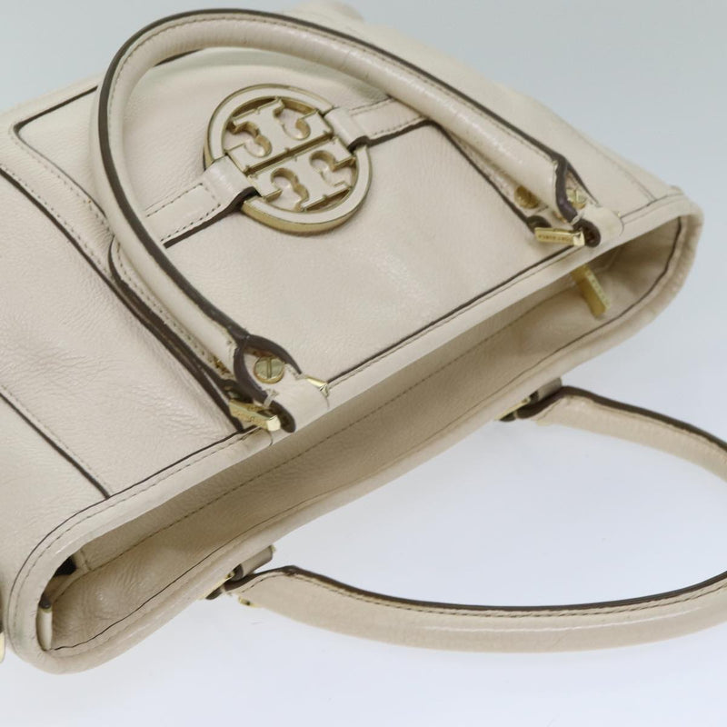 Tory Burch White Leather Handbag (Pre-Owned)