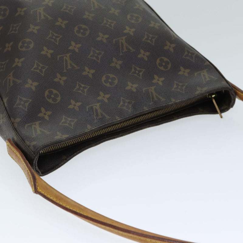 Louis Vuitton Looping Brown Canvas Shoulder Bag (Pre-Owned)