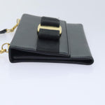 Salvatore Ferragamo Black Leather Wallet  (Pre-Owned)