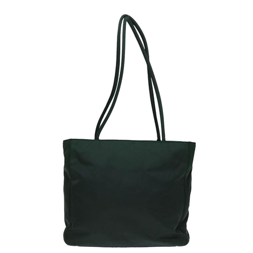 Prada Zaino Green Synthetic Tote Bag (Pre-Owned)