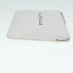 Balenciaga White Leather Clutch Bag (Pre-Owned)