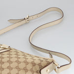 Gucci Beige Canvas Shoulder Bag (Pre-Owned)