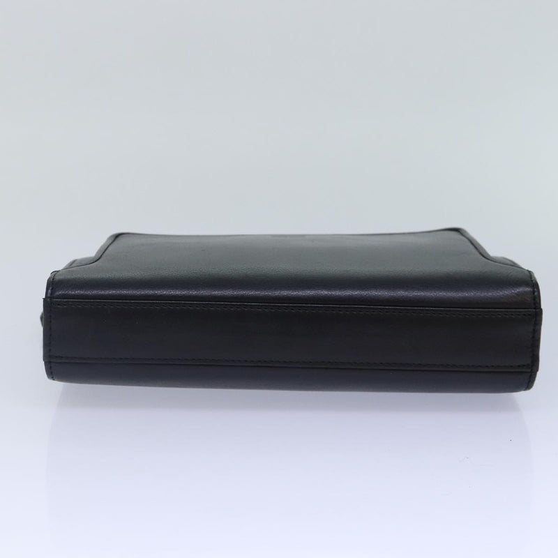 Balenciaga Bb Black Leather Clutch Bag (Pre-Owned)