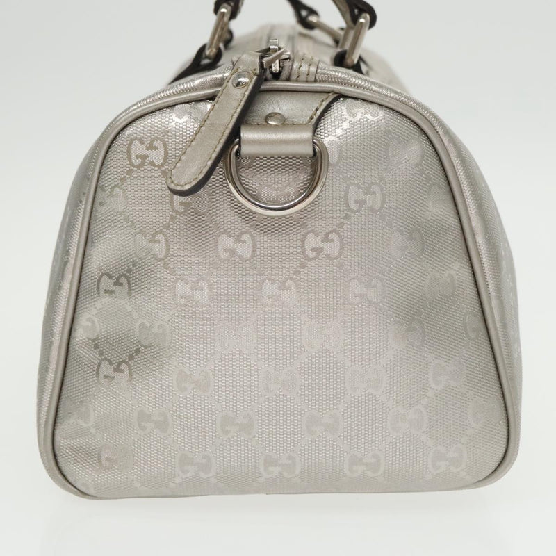 Gucci Silver Leather Travel Bag (Pre-Owned)