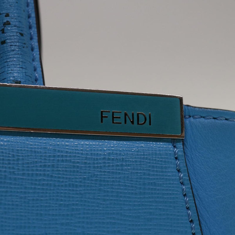 Fendi 2Jours Black Leather Handbag (Pre-Owned)